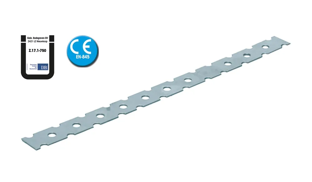 GB LIJMKOPPELSTRIP RVS 316 300MM 22X0,6MM